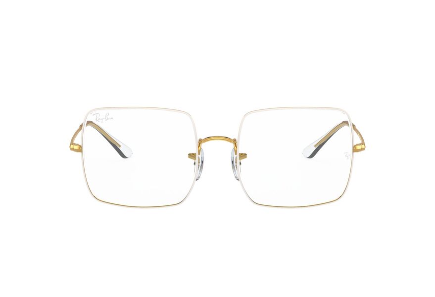 RAY-BAN SQUARE RX1971V » WHITE ON LEGEND GOLD