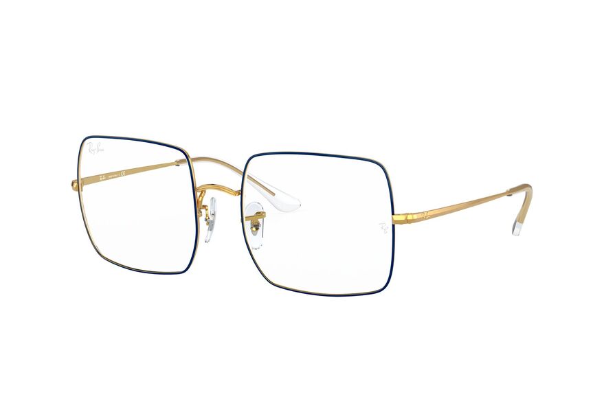 RAY-BAN SQUARE RX1971V » BLUE ON LEGEND GOLD