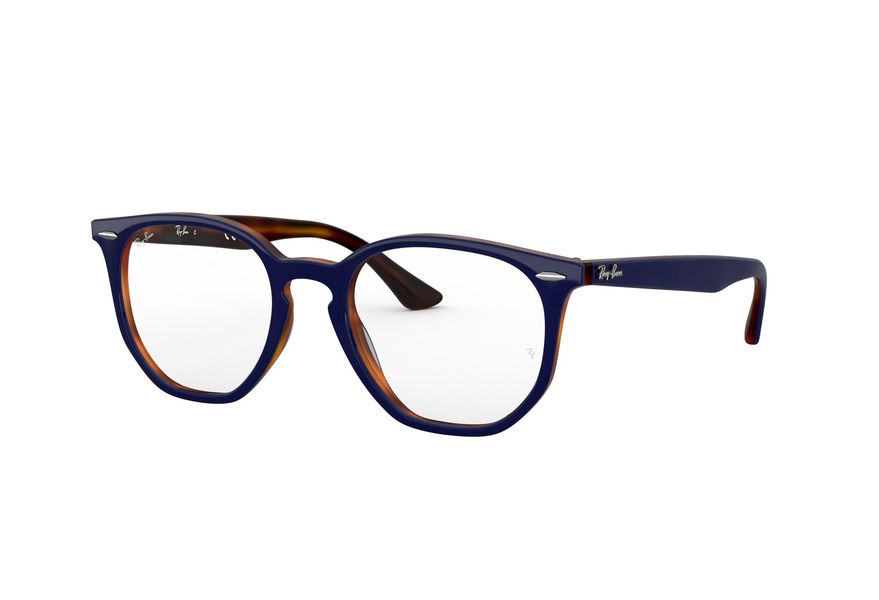 RAY-BAN RX7151 » TOP BLUE ON HAVANA RED
