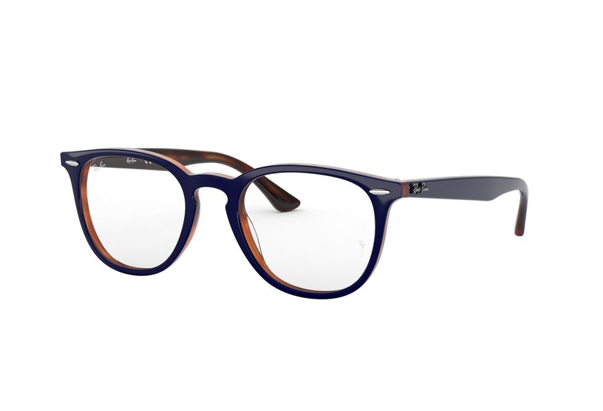 RAY-BAN RX7159 » TOP BLUE ON HAVANA RED